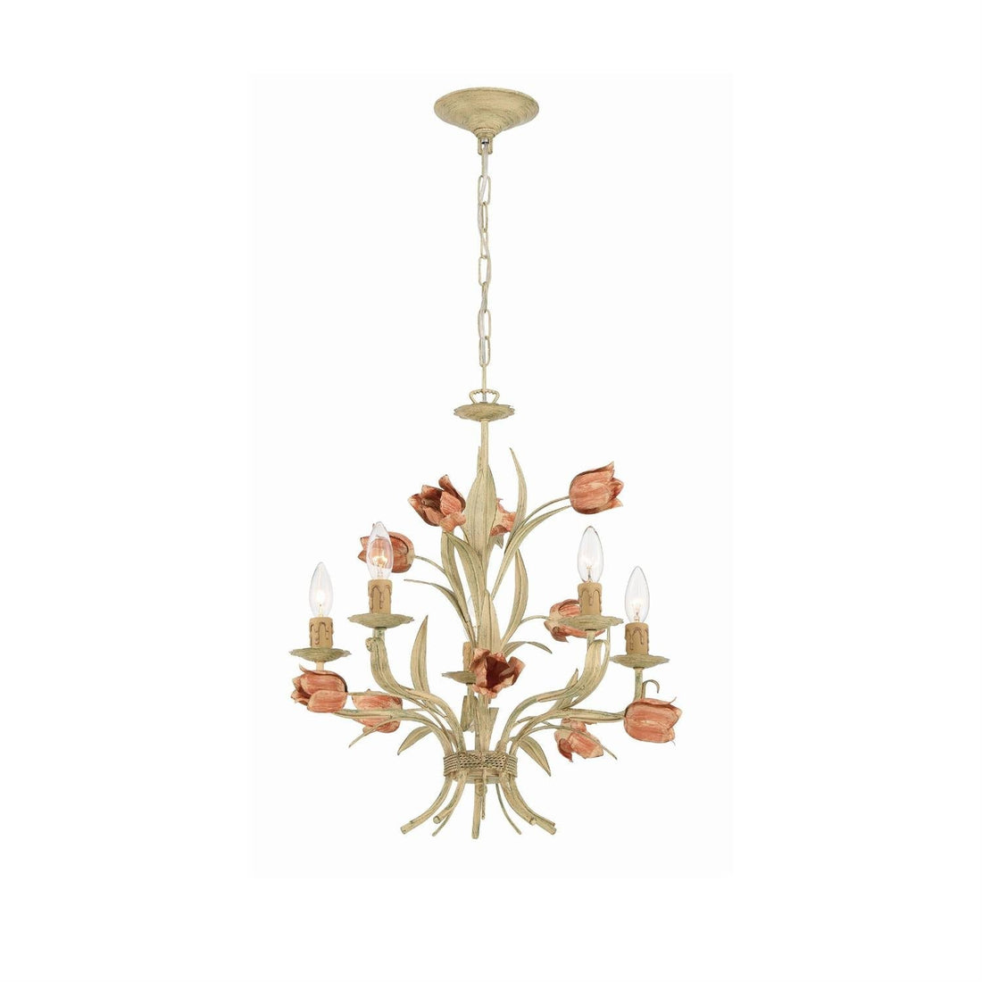 Southport Sage Rose Chandelier