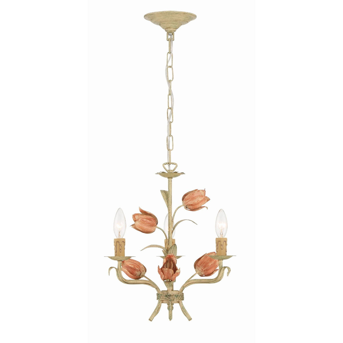 Southport Sage Rose Chandelier