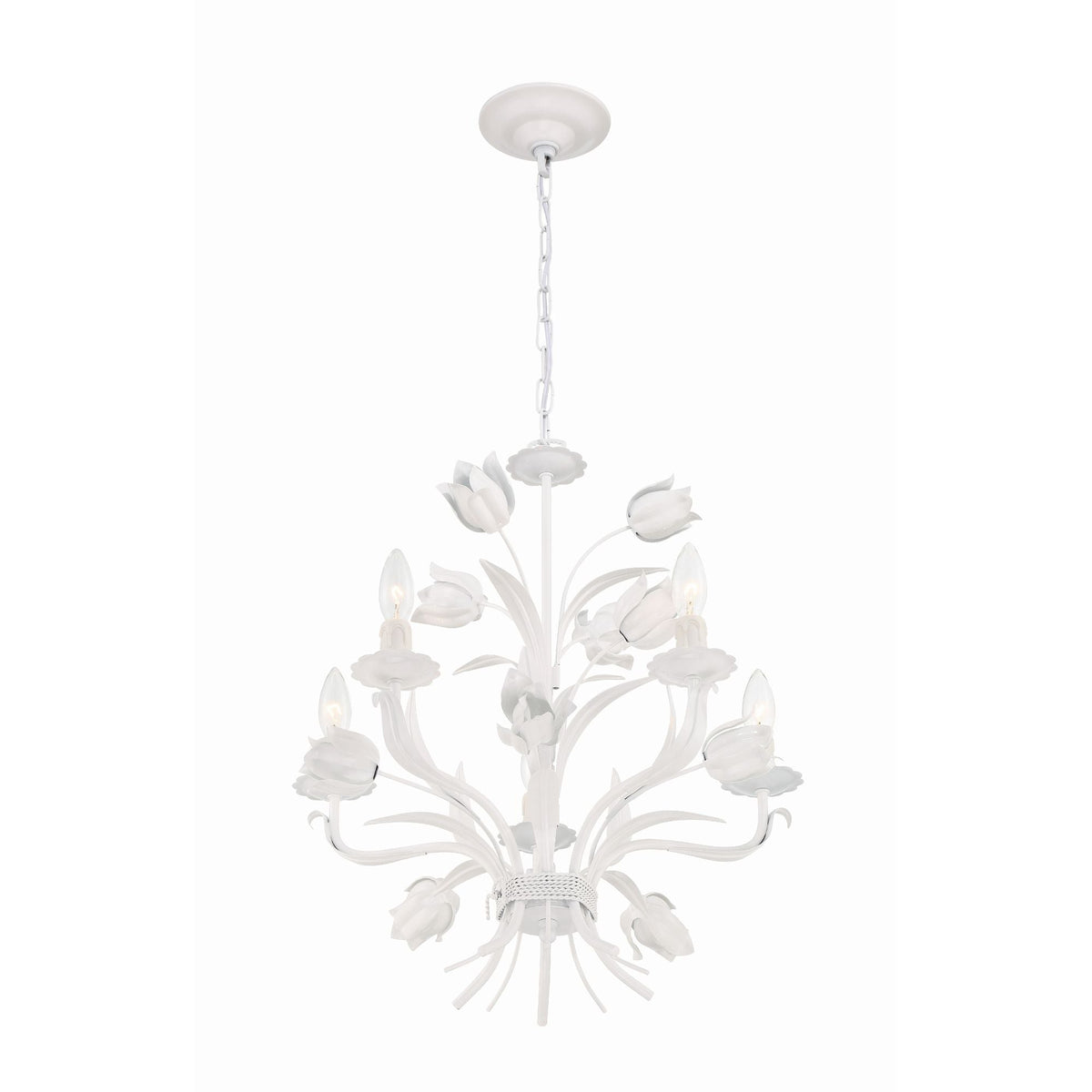 Southport Sage Rose Chandelier