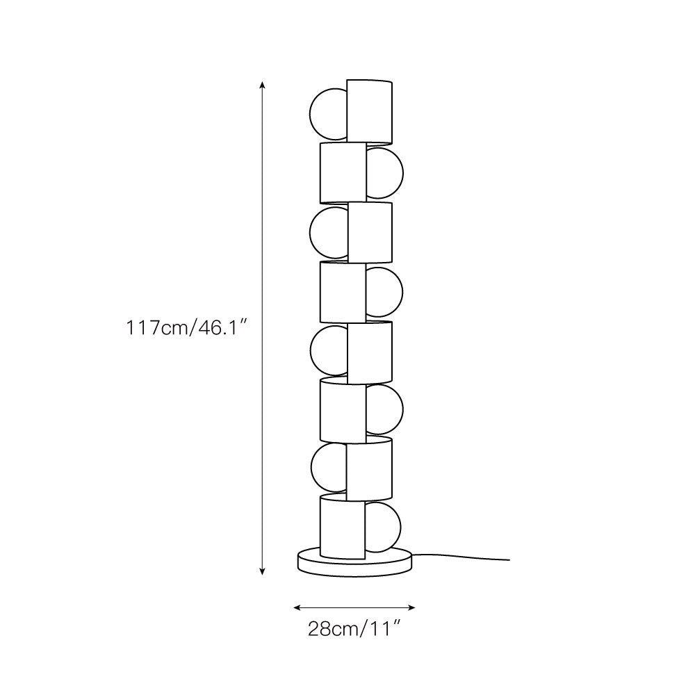 Space Age Totem Floor Lamp - view 3