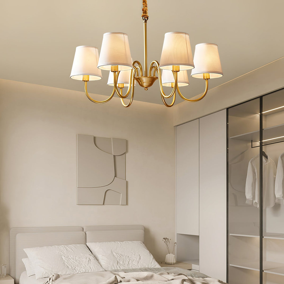 Aged Stacey Chandelier