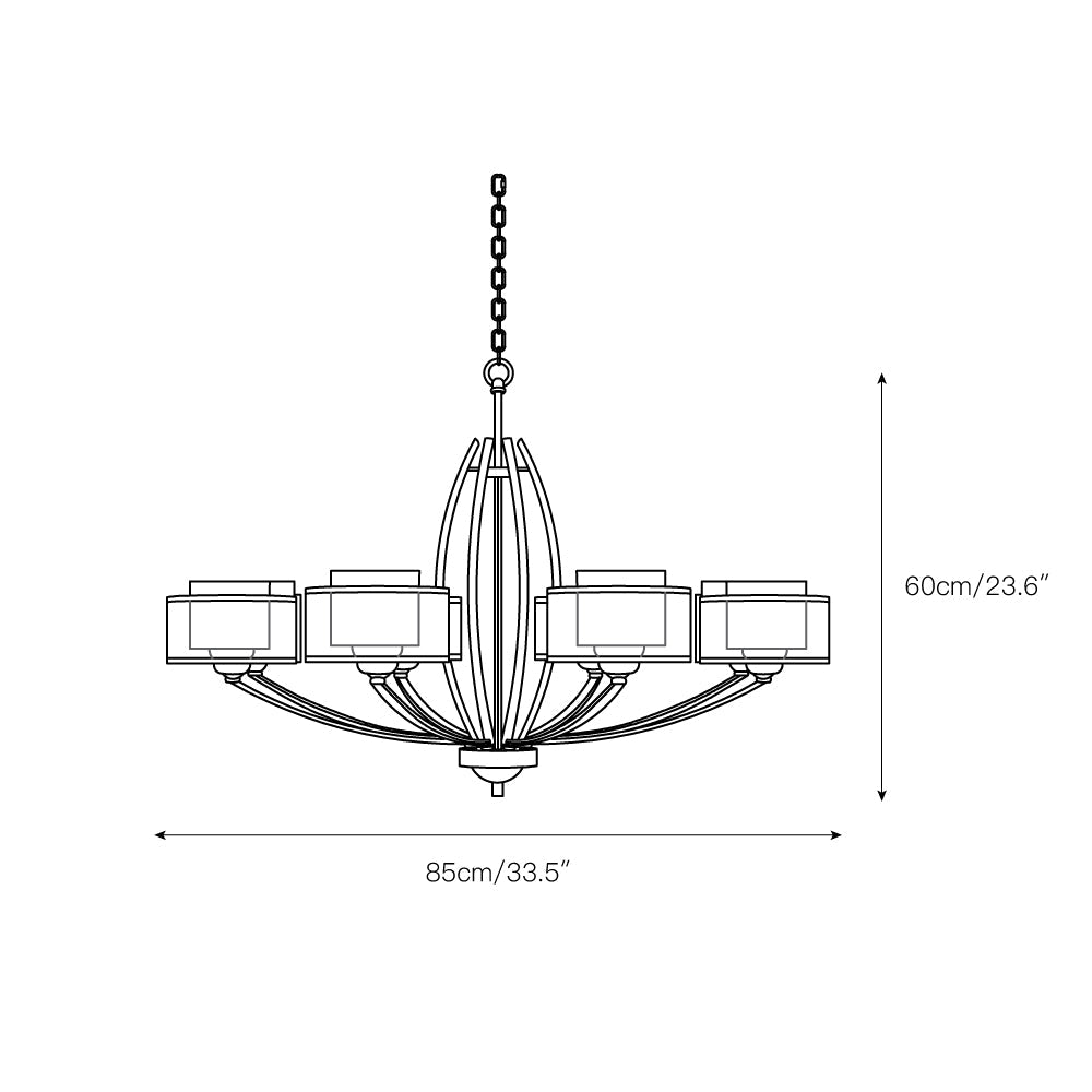 Stiffel Avira Chandelier - view 5