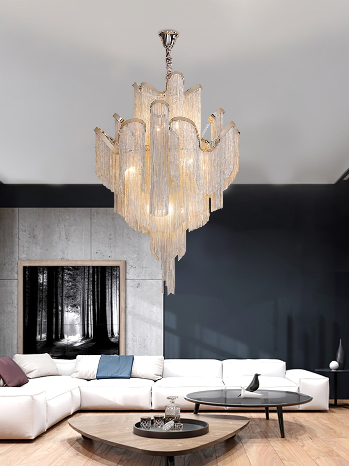 Stream Chain Chandelier - view 65
