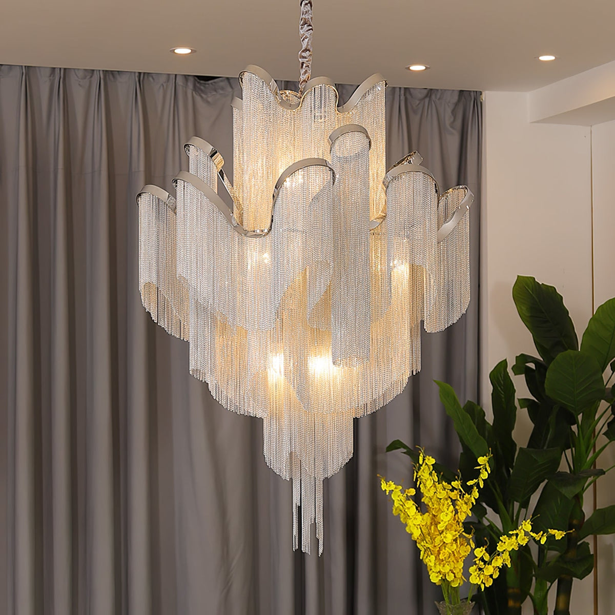Stream Chain Chandelier - view 2