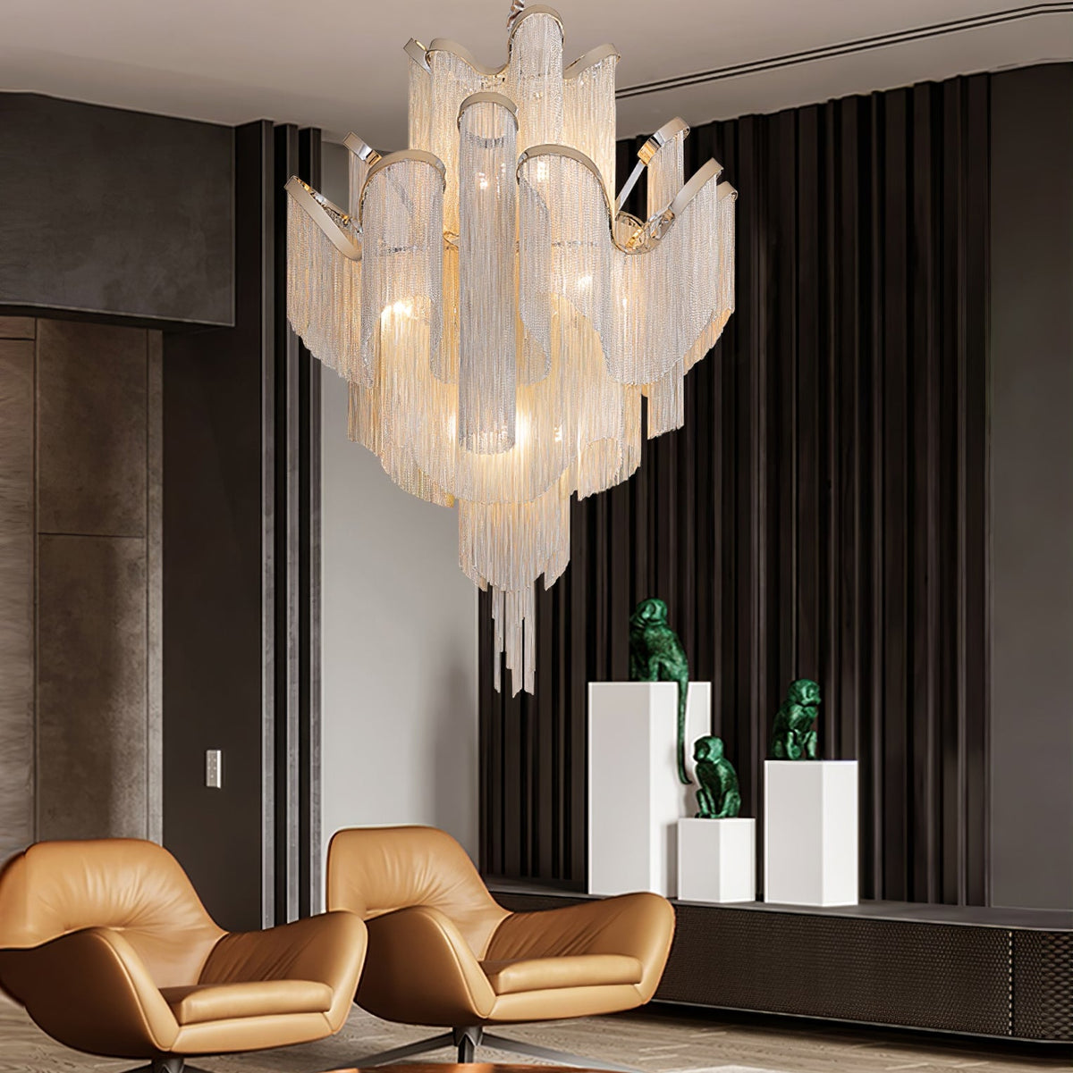 Stream Chain Chandelier - view 9