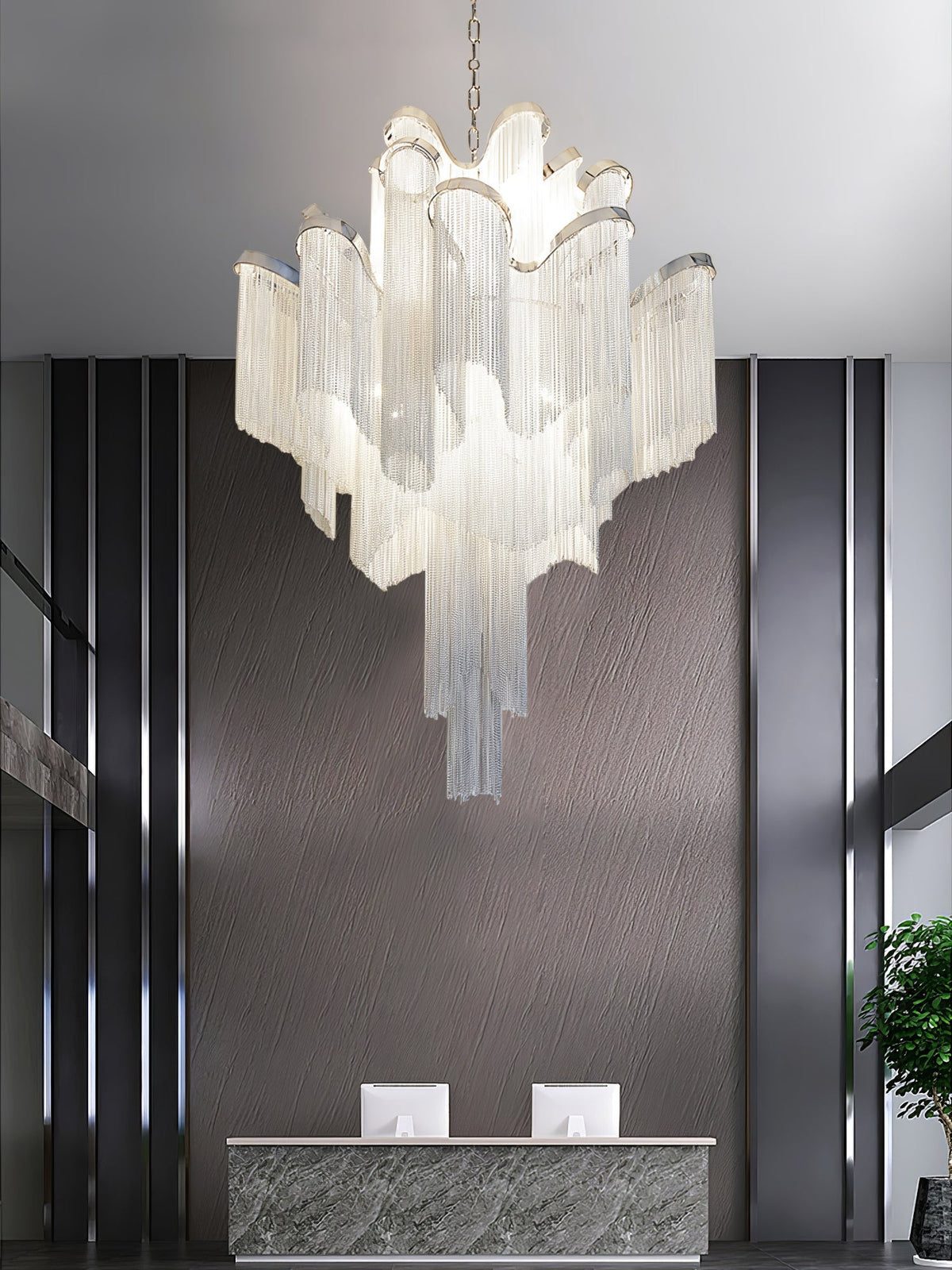 Stream Chain Chandelier - view 62