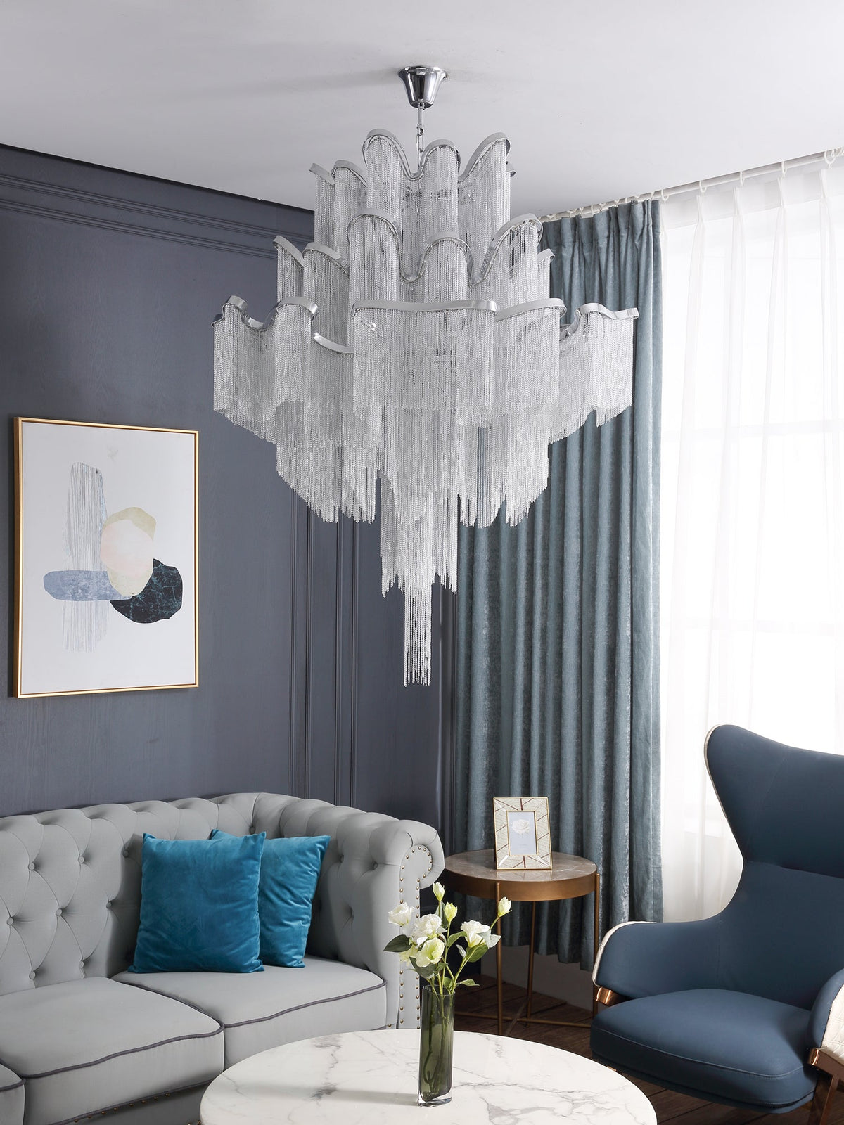 Stream Chain Chandelier - view 6