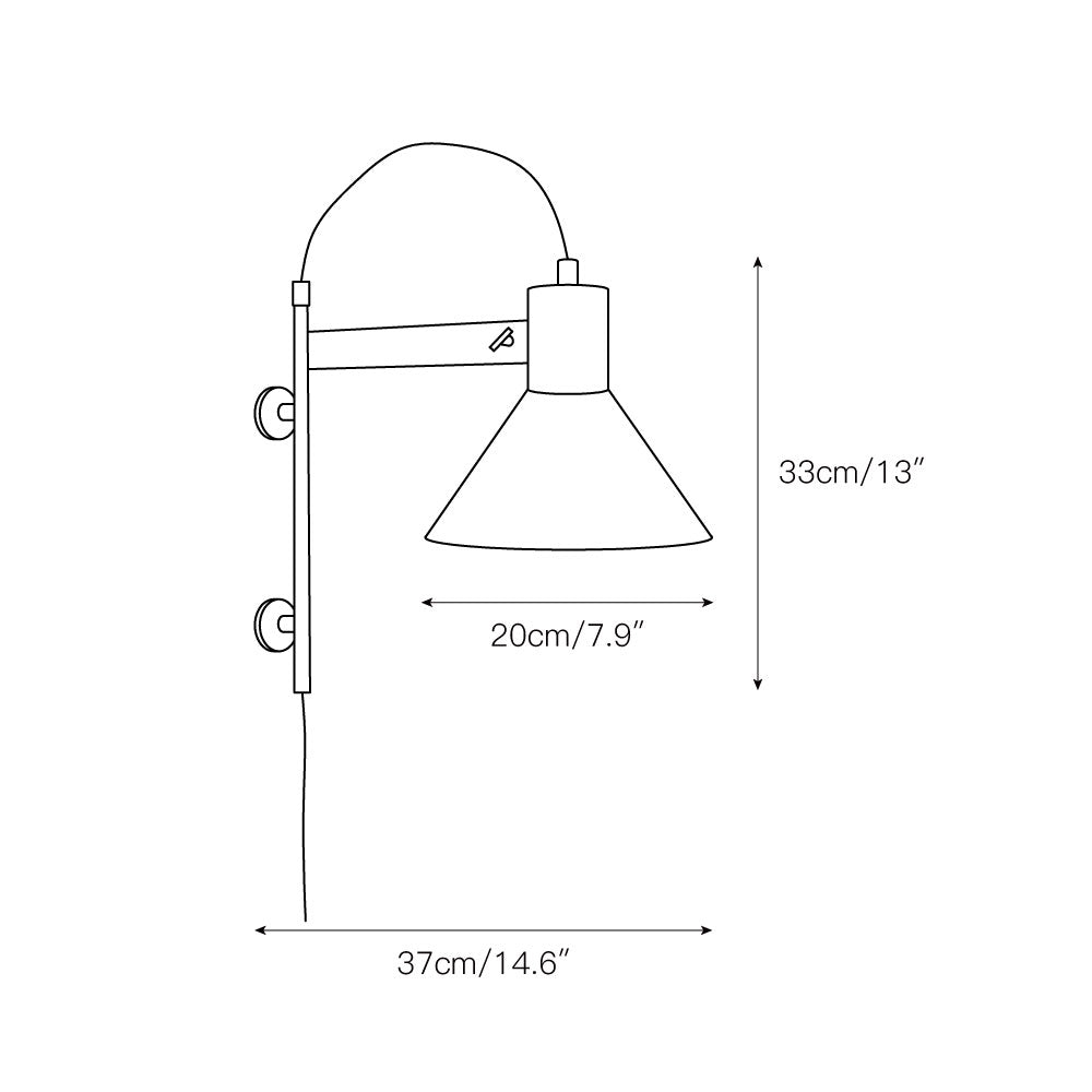 Studio Plug-In Wall Lamp - view 3