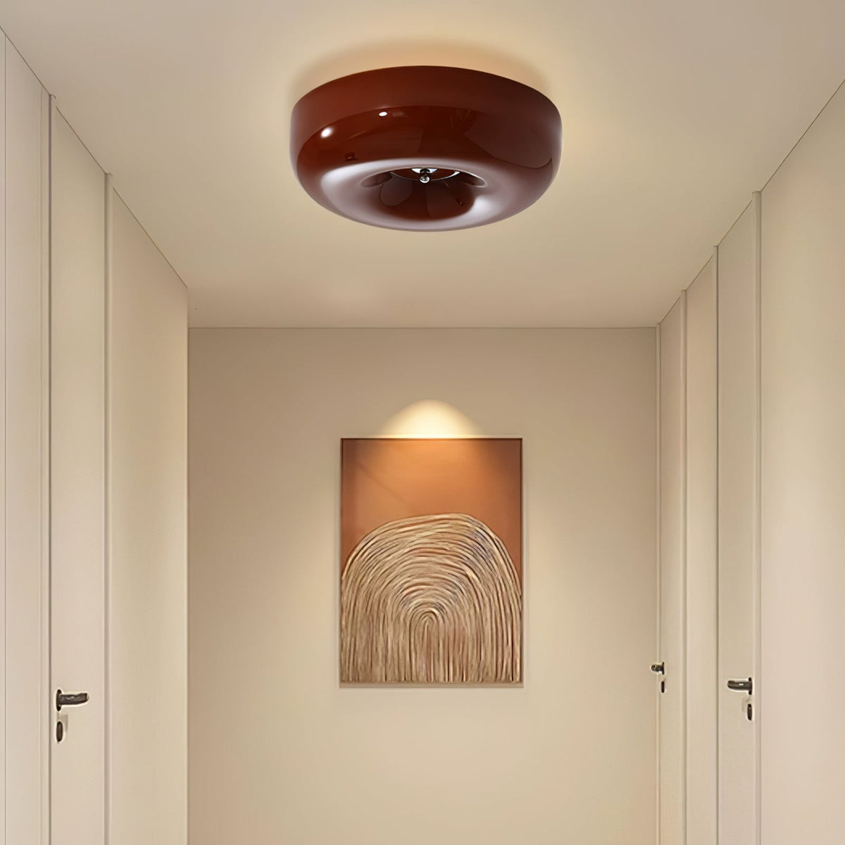 Swirl Glass Ceiling Lamp - view 9
