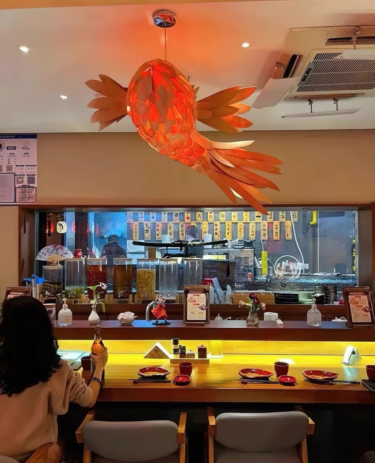Swirl Koi Chandelier - view 14