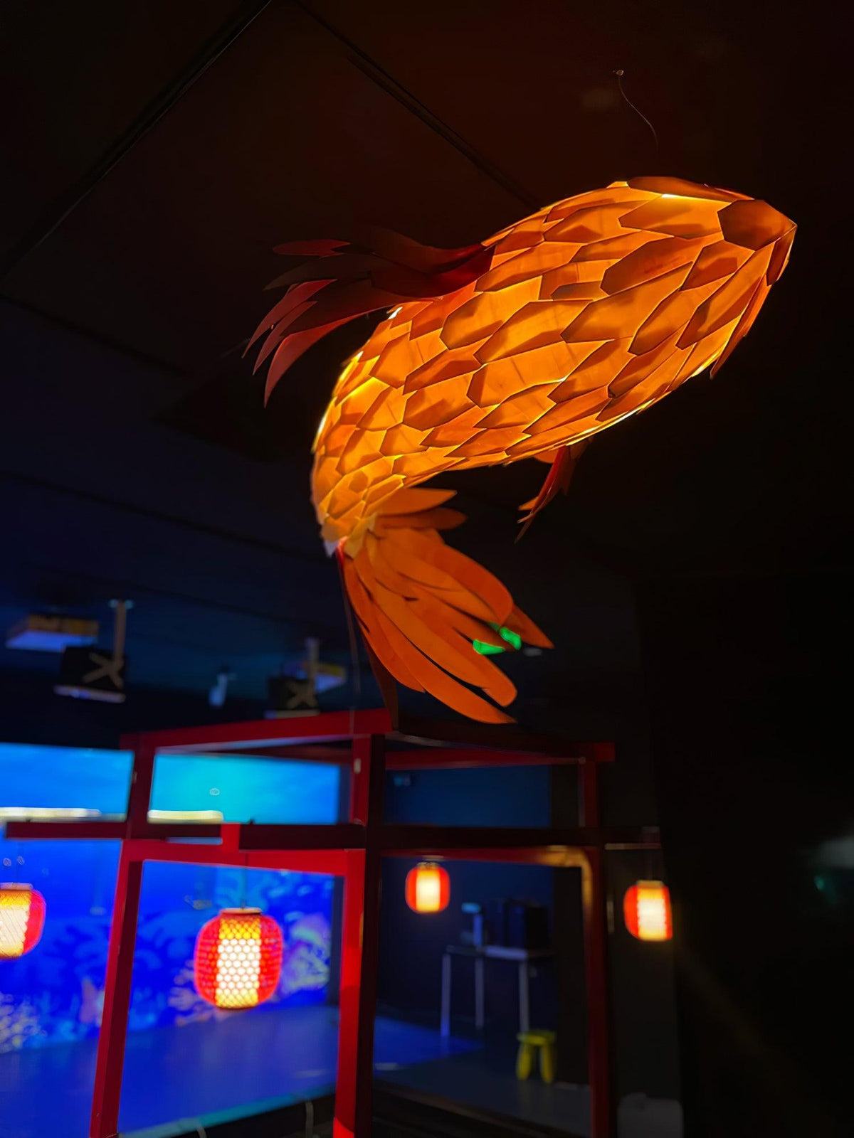 Swirl Koi Chandelier - view 11