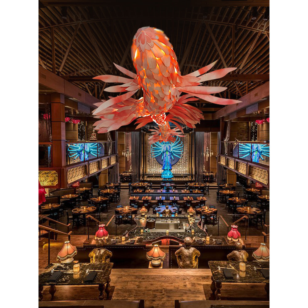 Swirl Koi Chandelier - view 15