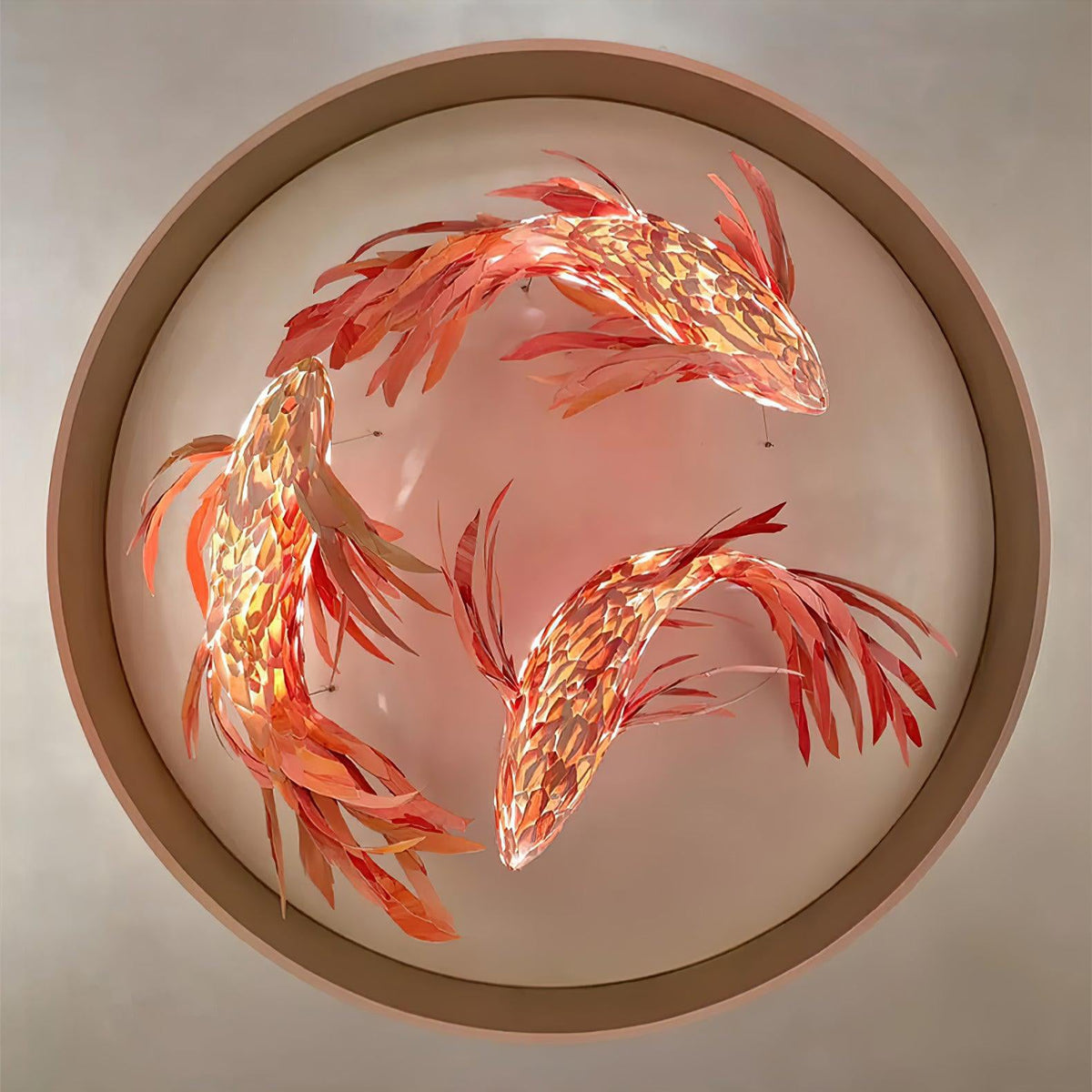 Swirl Koi Chandelier - view 4