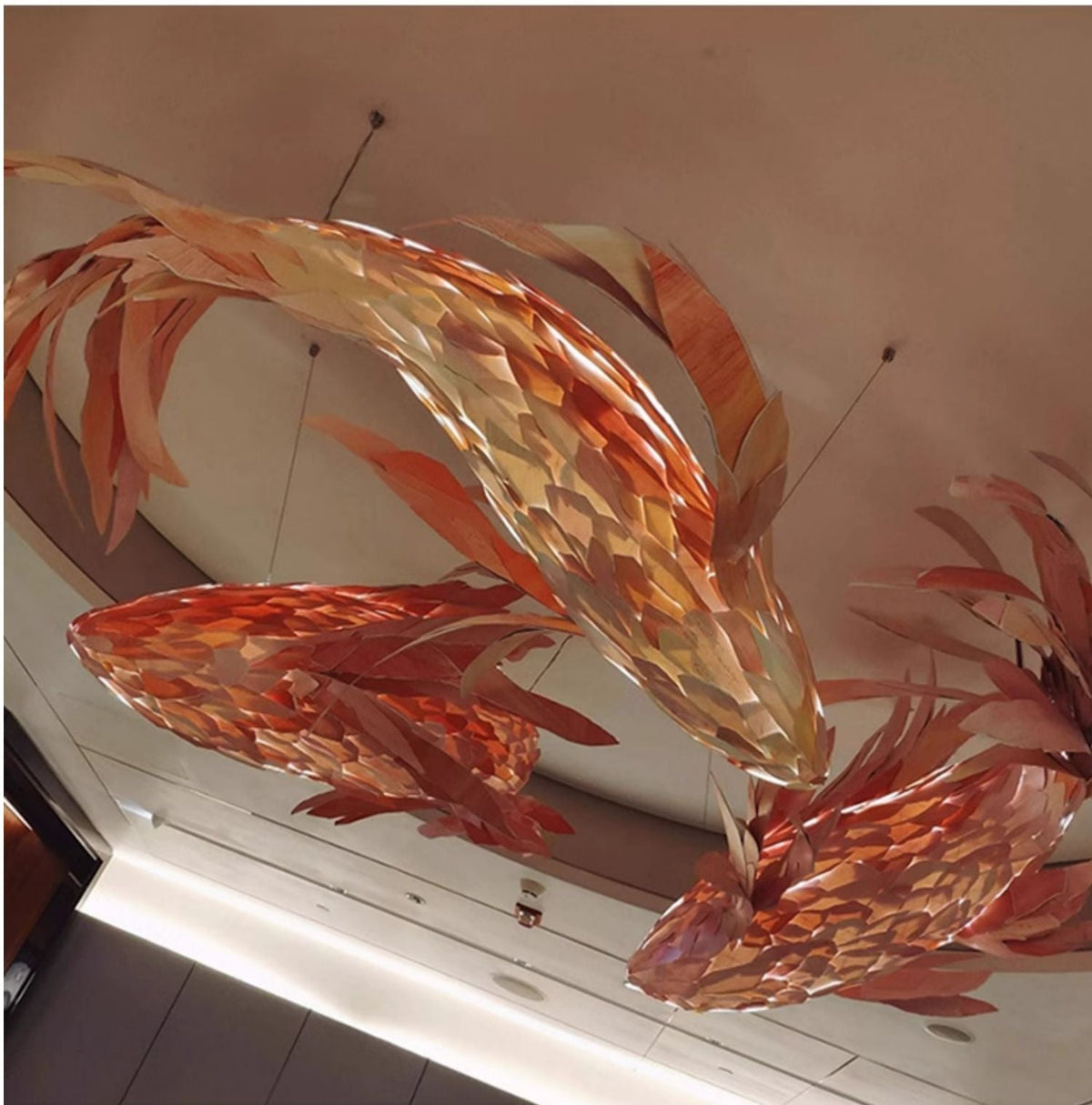 Swirl Koi Chandelier - view 6