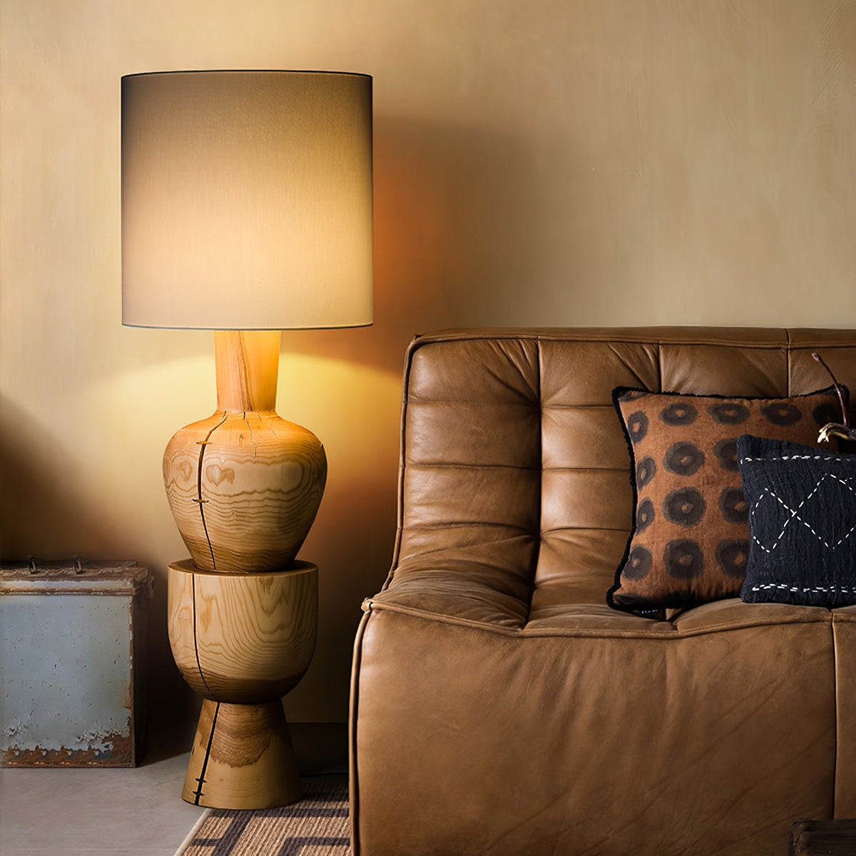 Sylvia Wood Floor Lamp - view 7