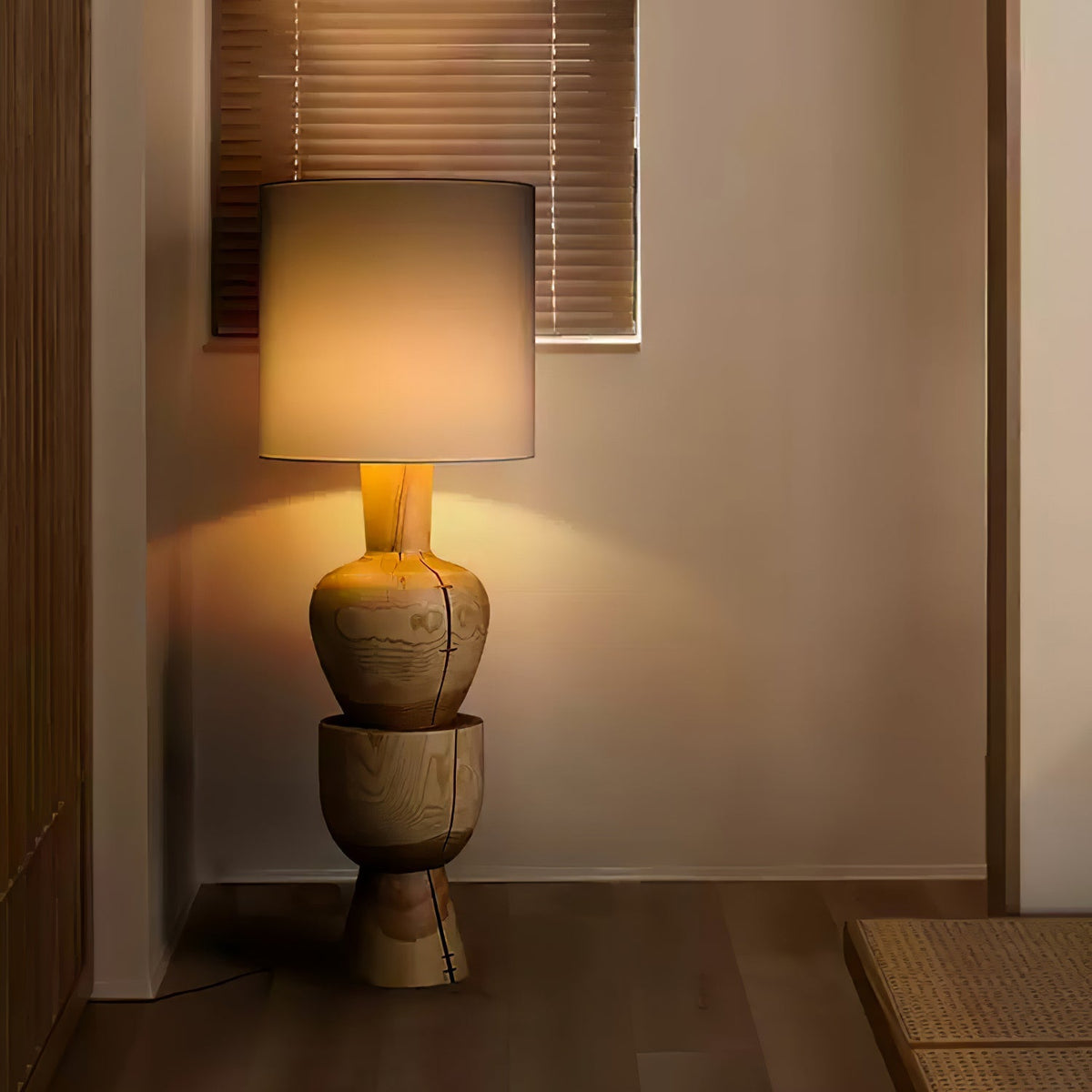 Sylvia Wood Floor Lamp - view 3