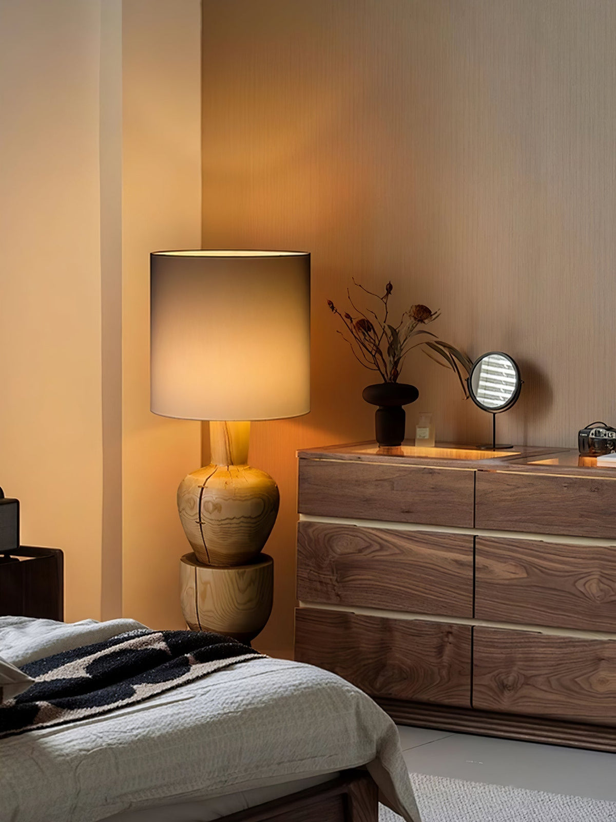 Sylvia Wood Floor Lamp - view 9