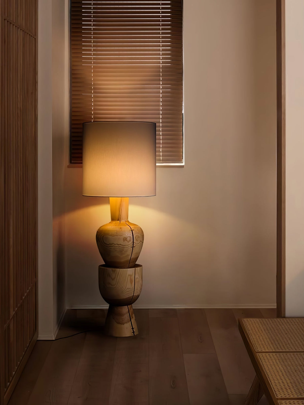 Sylvia Wood Floor Lamp - view 10