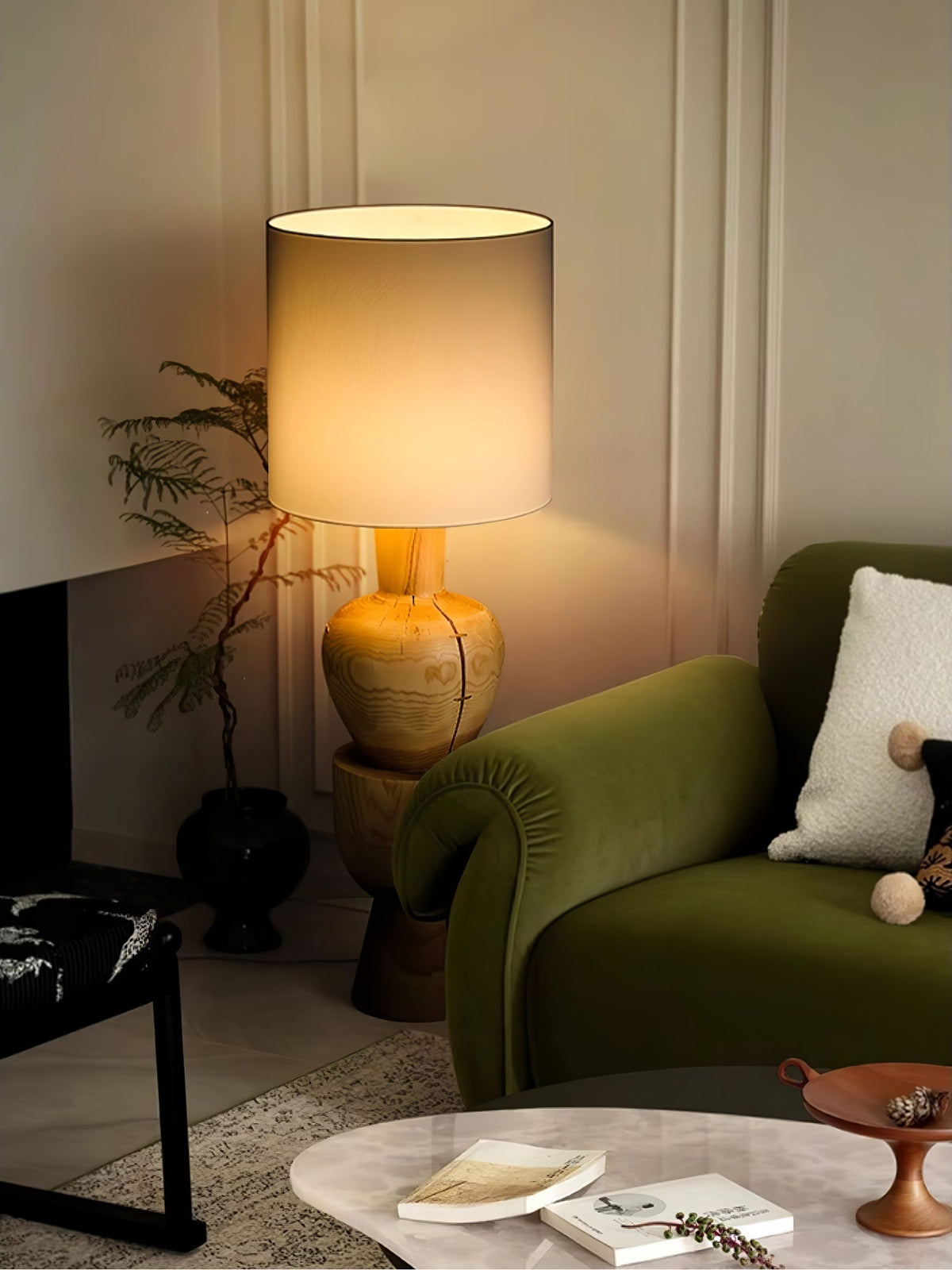 Sylvia Wood Floor Lamp - view 14