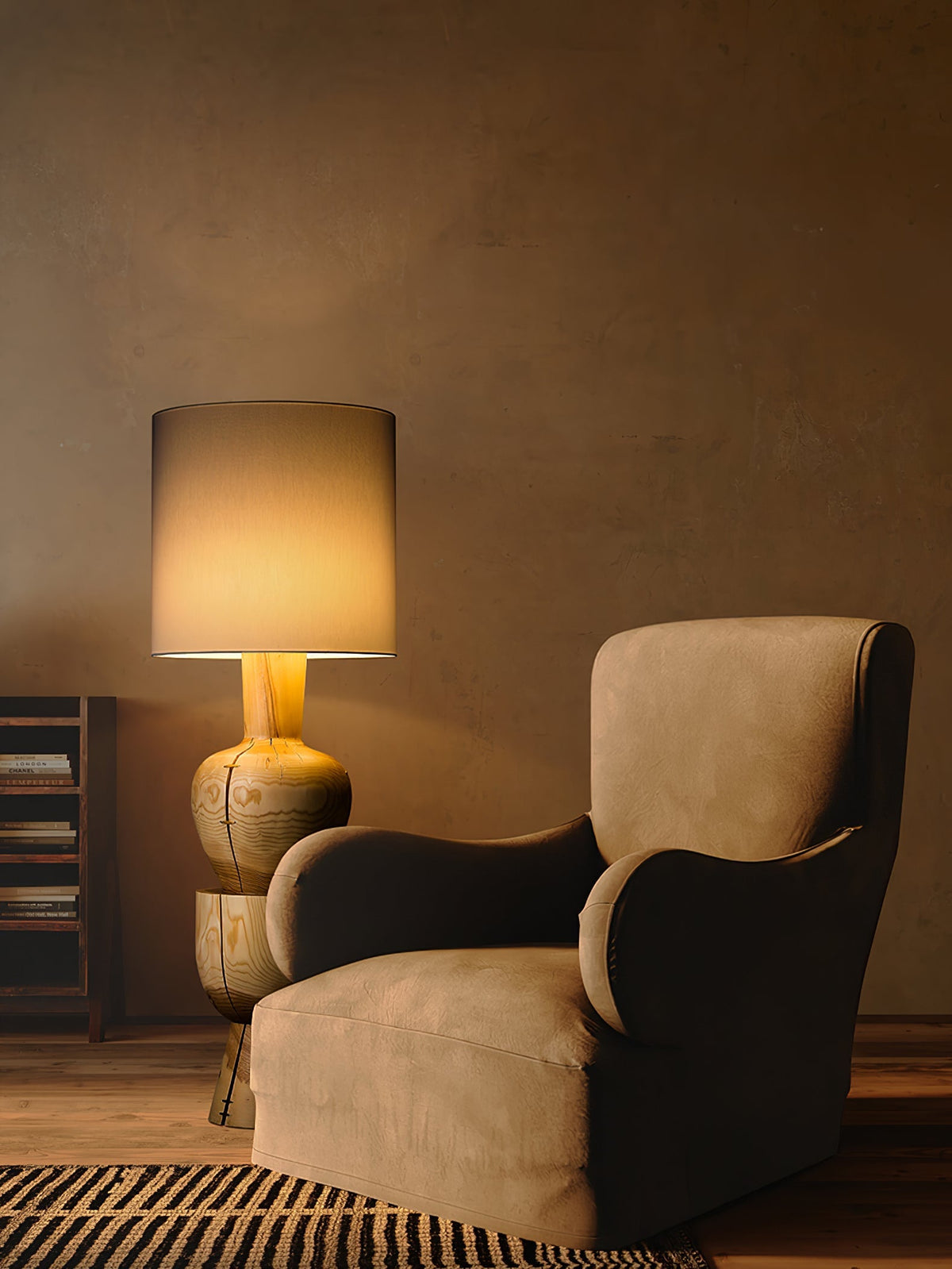 Sylvia Wood Floor Lamp - view 16