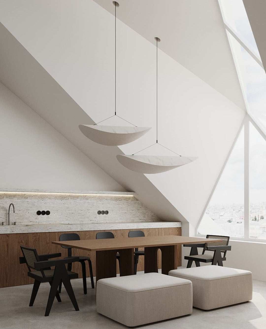 Tense Dupont Paper Pendant Lamp