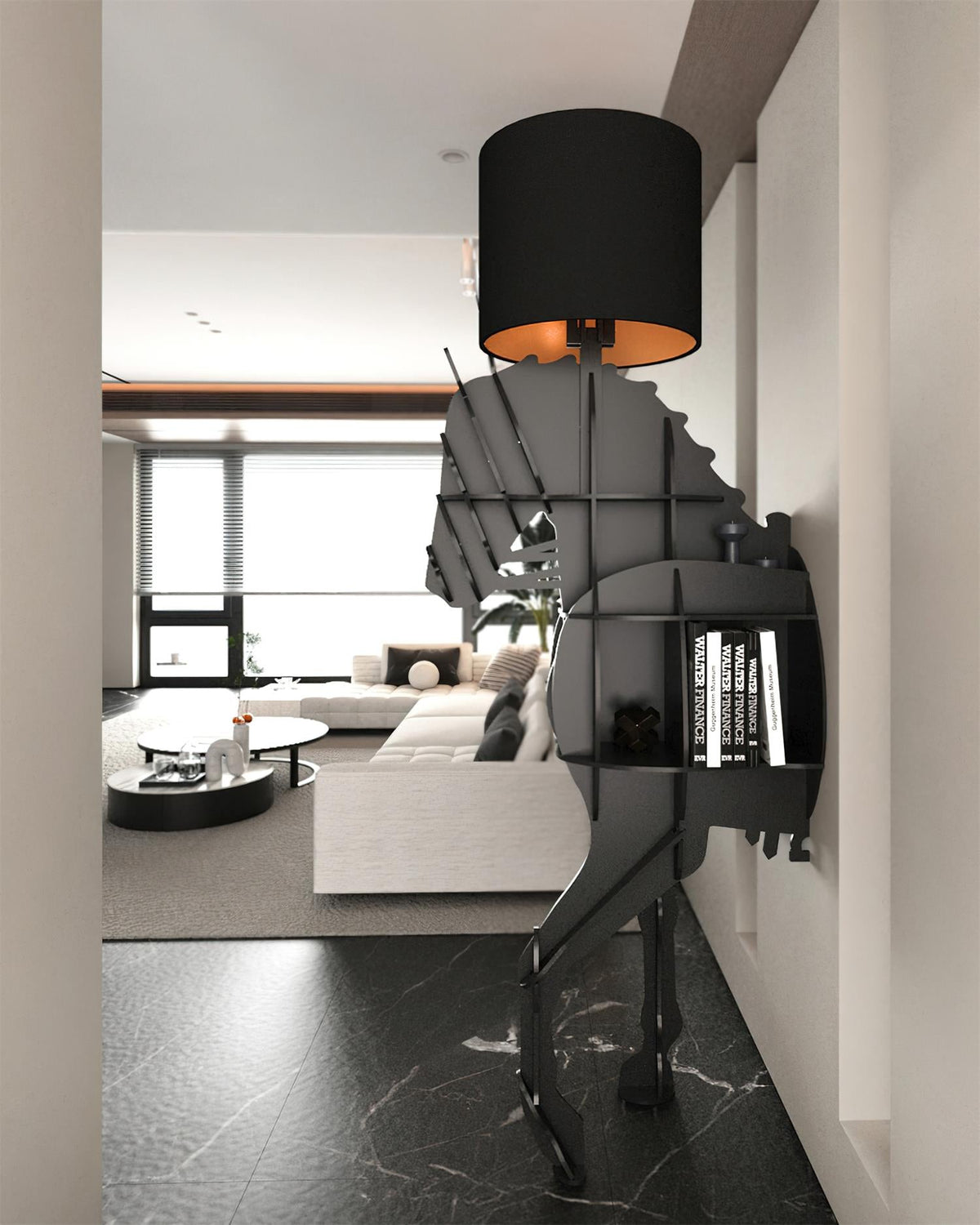 Tete Horse Floor Lamp - view 16