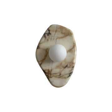 Textured Marble Wall Lamp