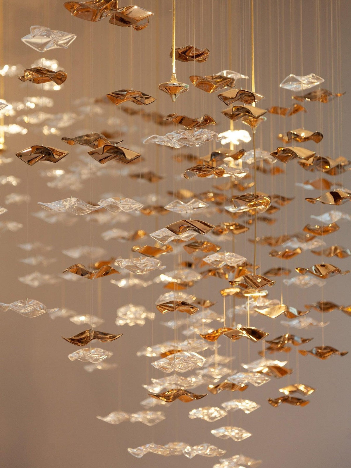 Tidal Art Glass Chandelier - view 12