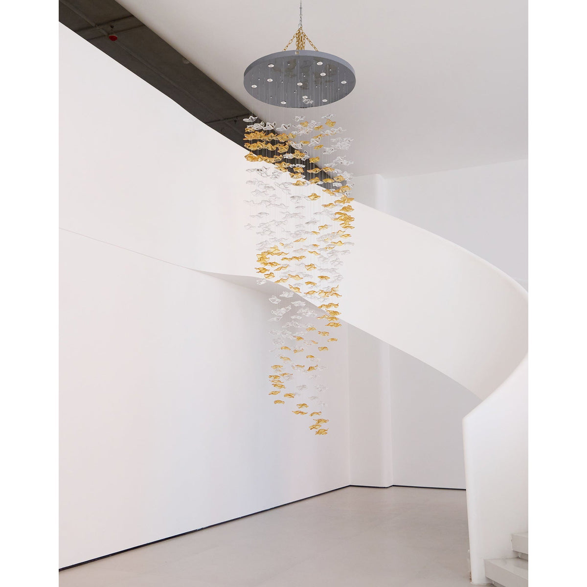 Tidal Art Glass Chandelier - view 13