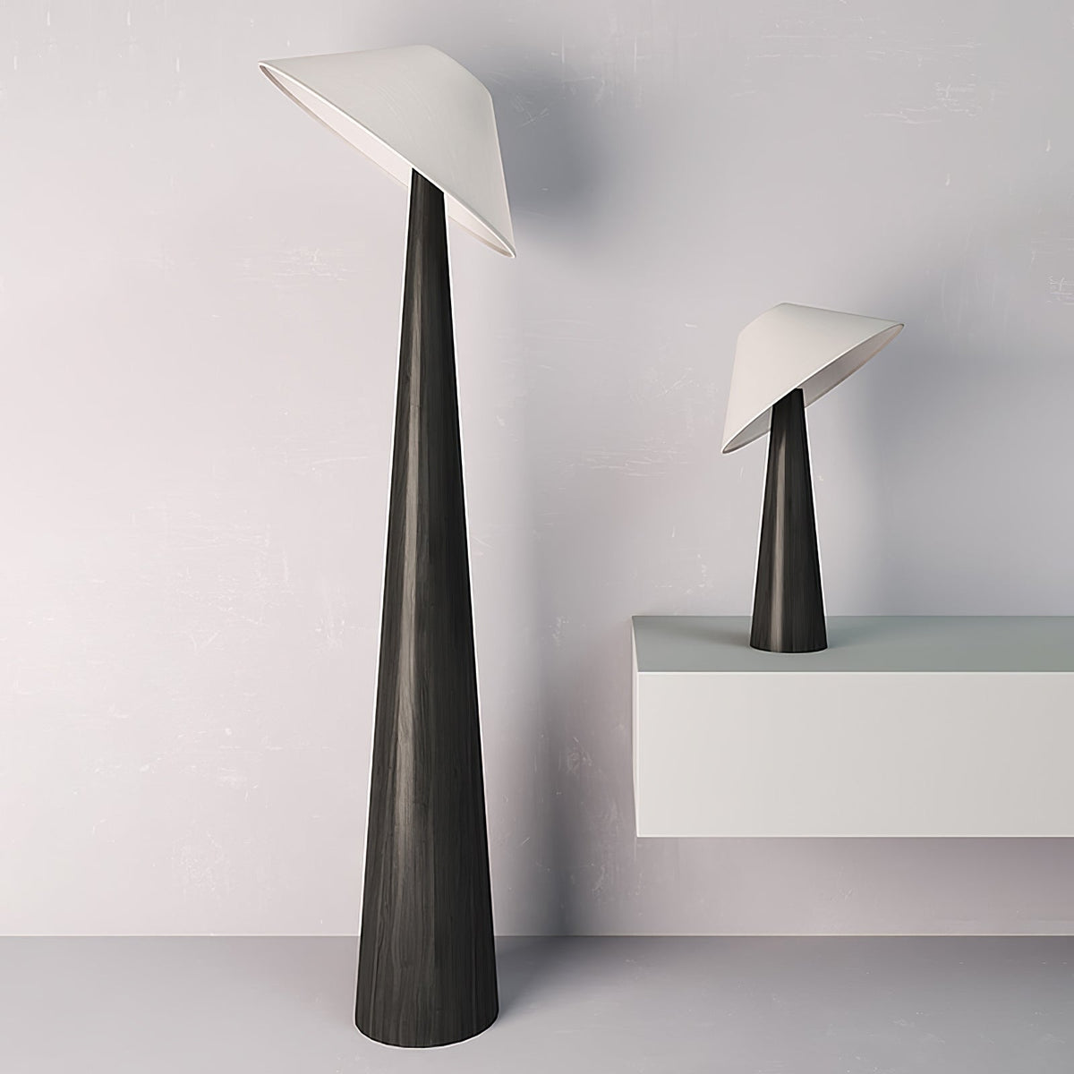 Tilt Hat Wooden Floor Lamp - view 32