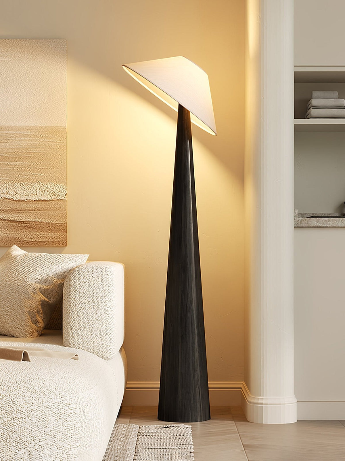 Tilt Hat Wooden Floor Lamp - view 39