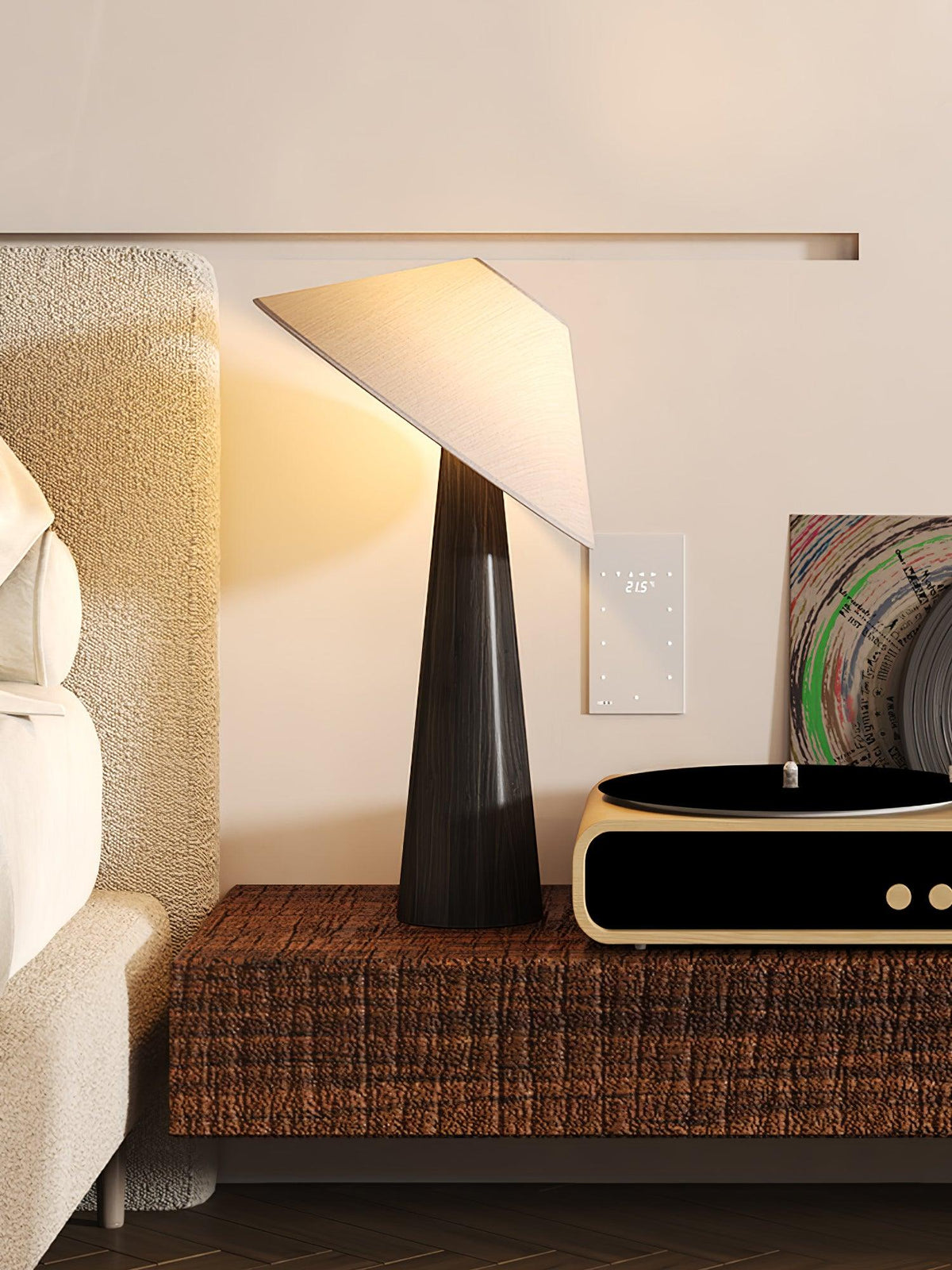 Tilt Hat Wooden Floor Lamp - view 17