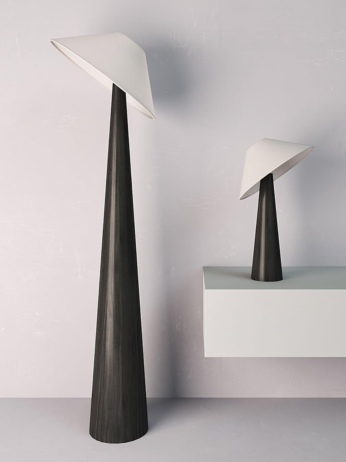 Tilt Hat Wooden Floor Lamp - view 19