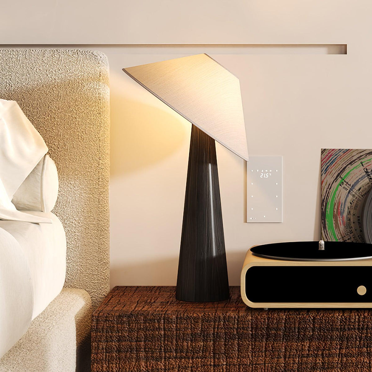 Tilt Hat Wooden Floor Lamp - view 16