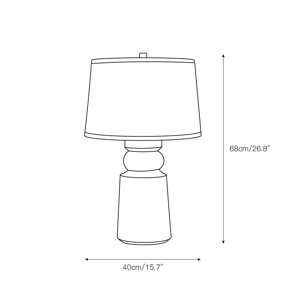 Totem Natural Wood Table Lamp - view 3