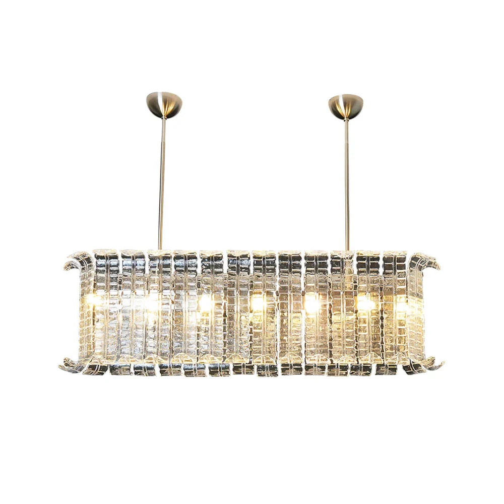 Transparent Murano Leaf Shaped Chandelier - view 16