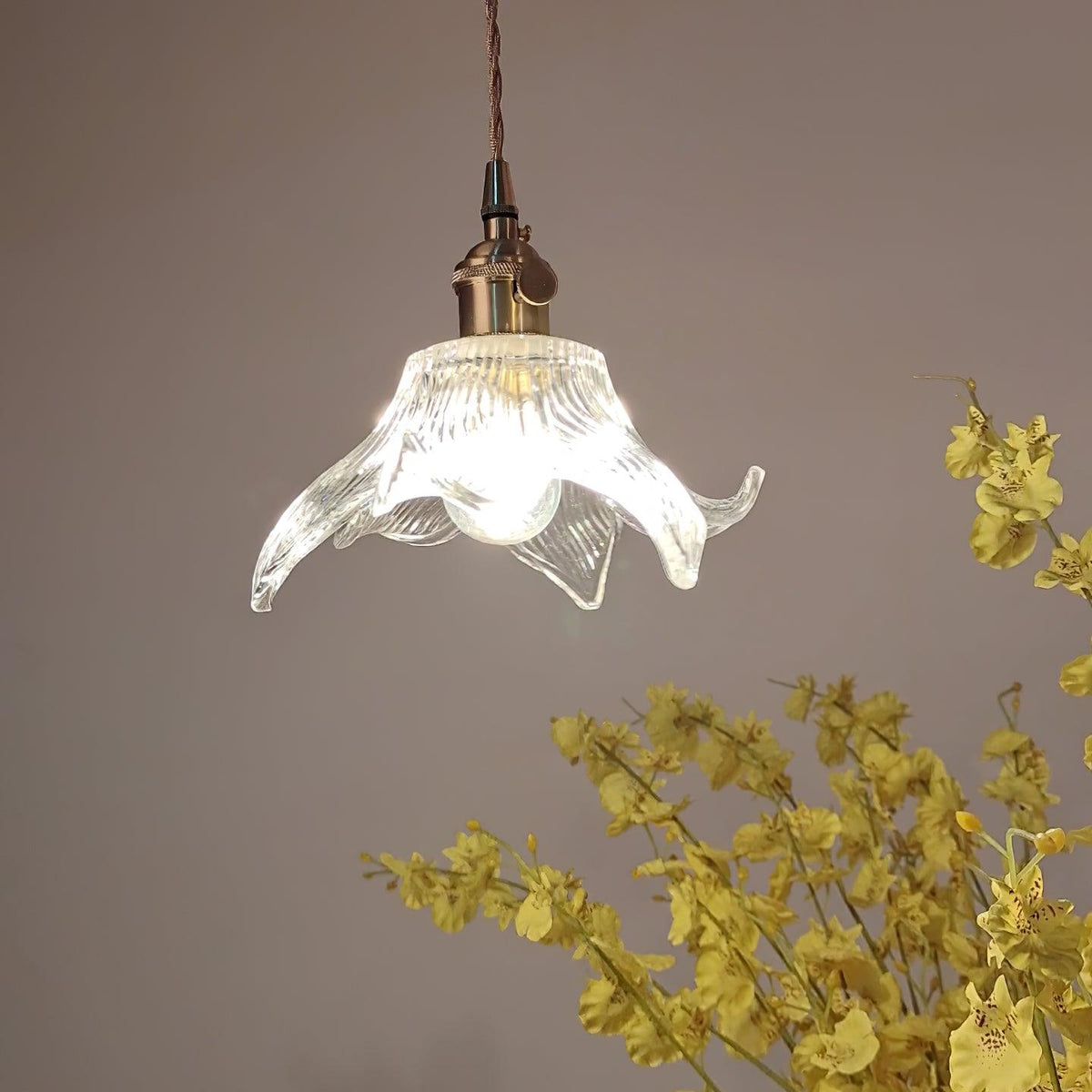 Transparent Crystal Pendant Light - view 5