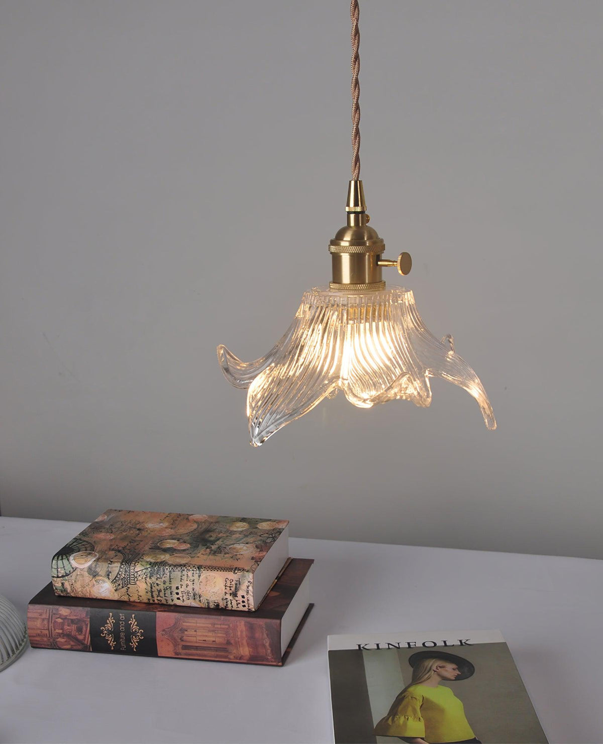 Transparent Crystal Pendant Light - view 3