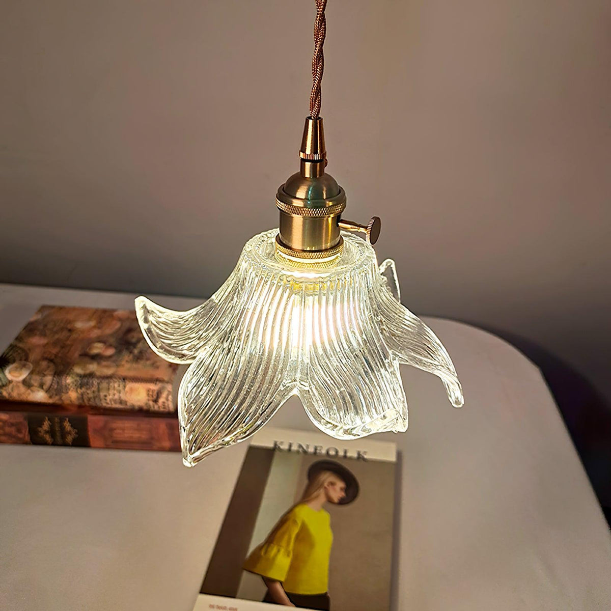 Transparent Crystal Pendant Light - view 2