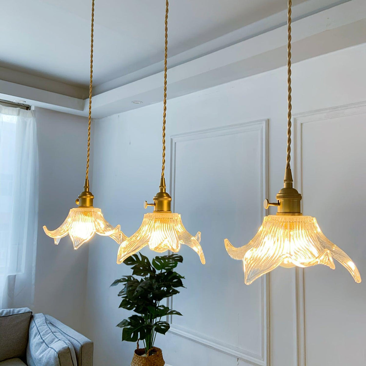 Transparent Crystal Pendant Light - view 9