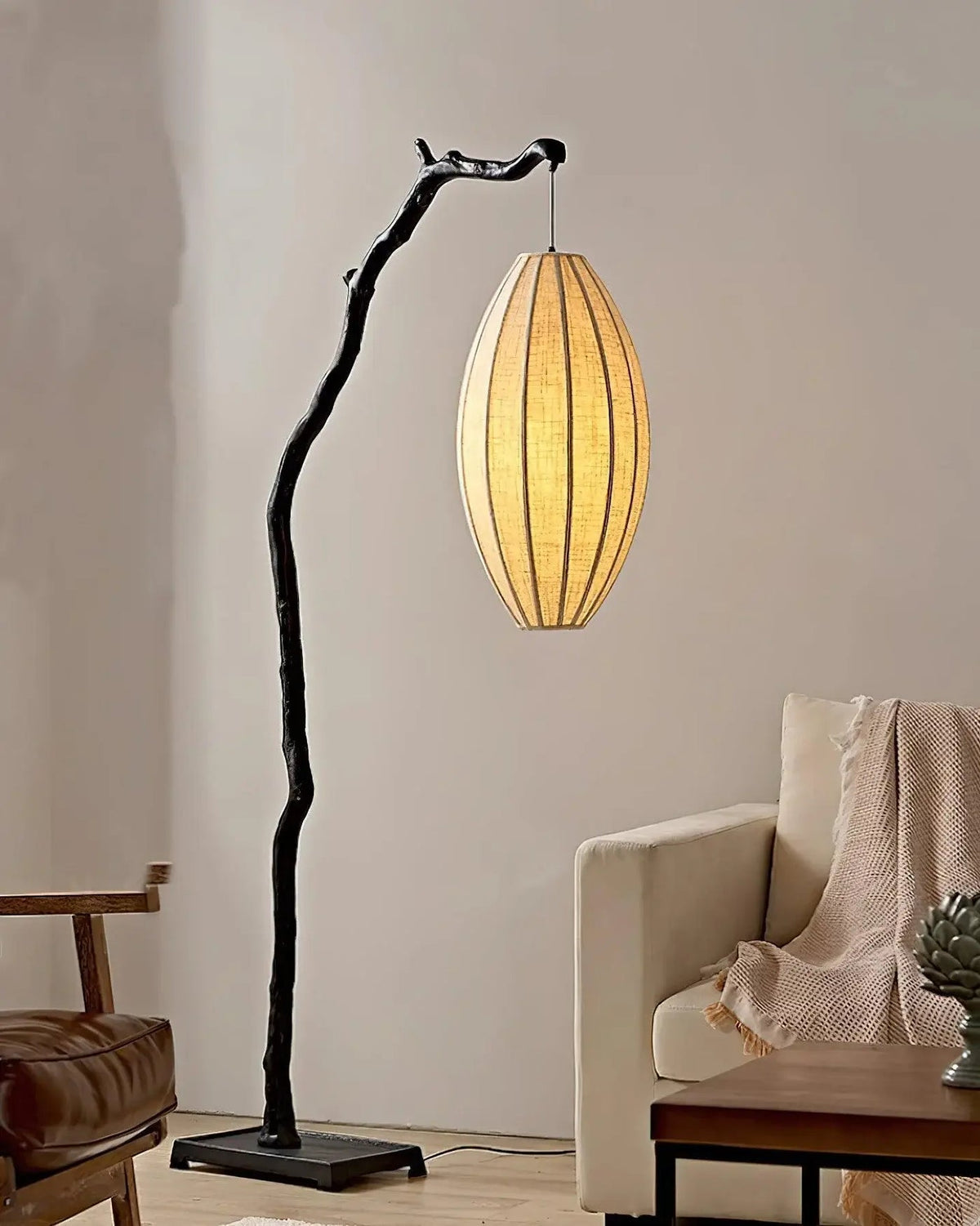 Tree Lantern Sculpture Floor Lamp - view 8