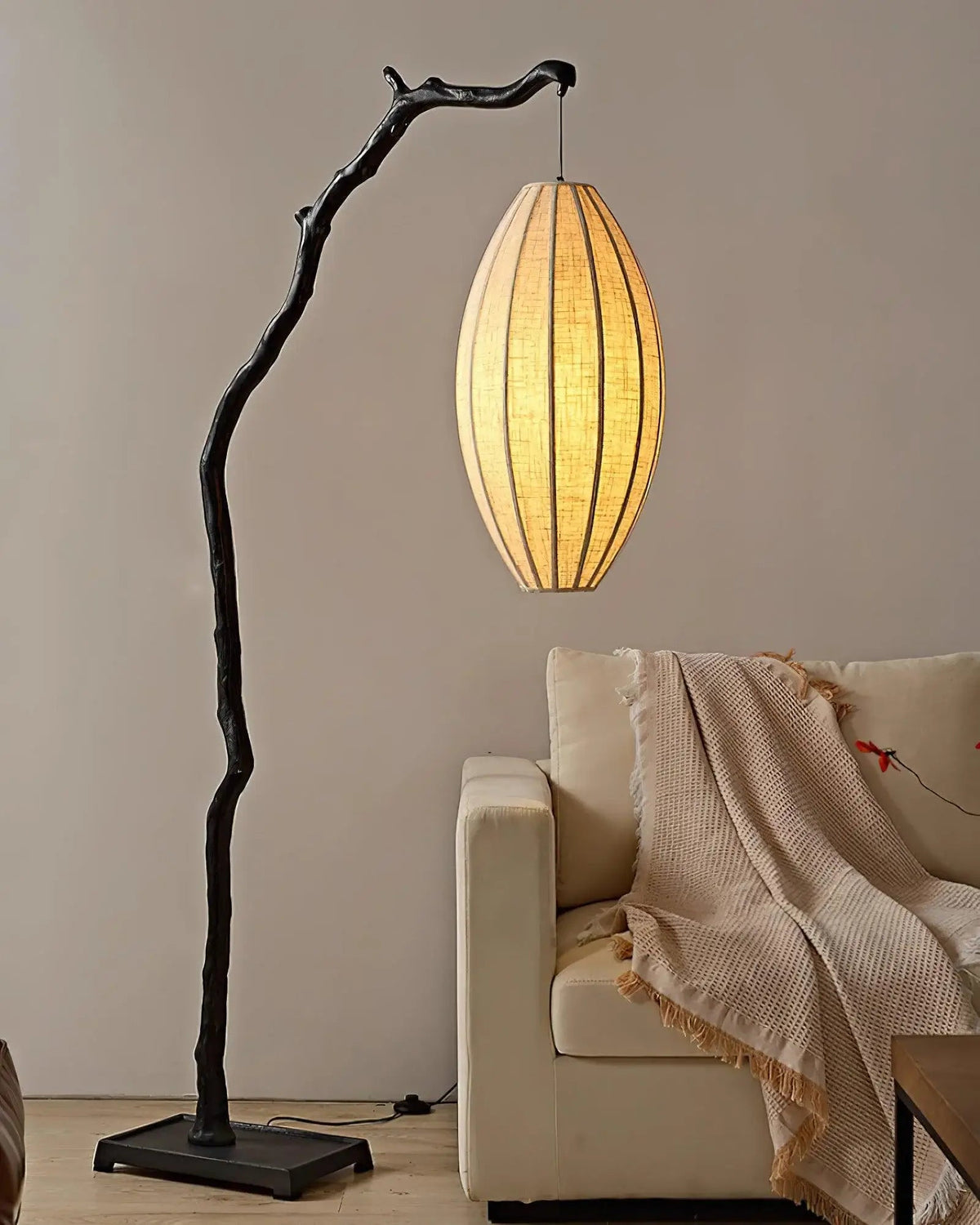 Tree Lantern Sculpture Floor Lamp - view 9