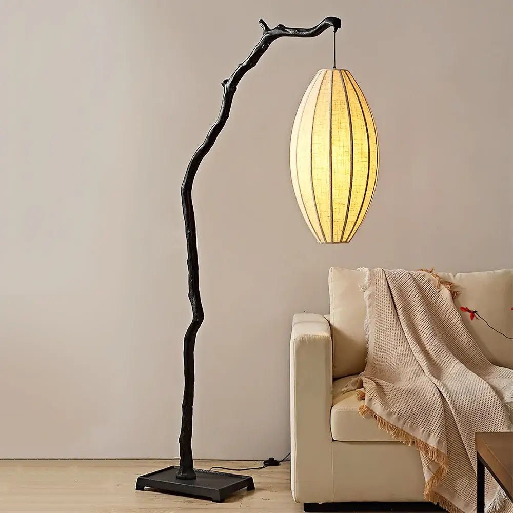 Tree Lantern Sculpture Floor Lamp - view 2