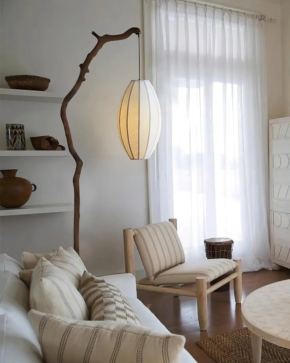 Tree Lantern Sculpture Floor Lamp - view 3