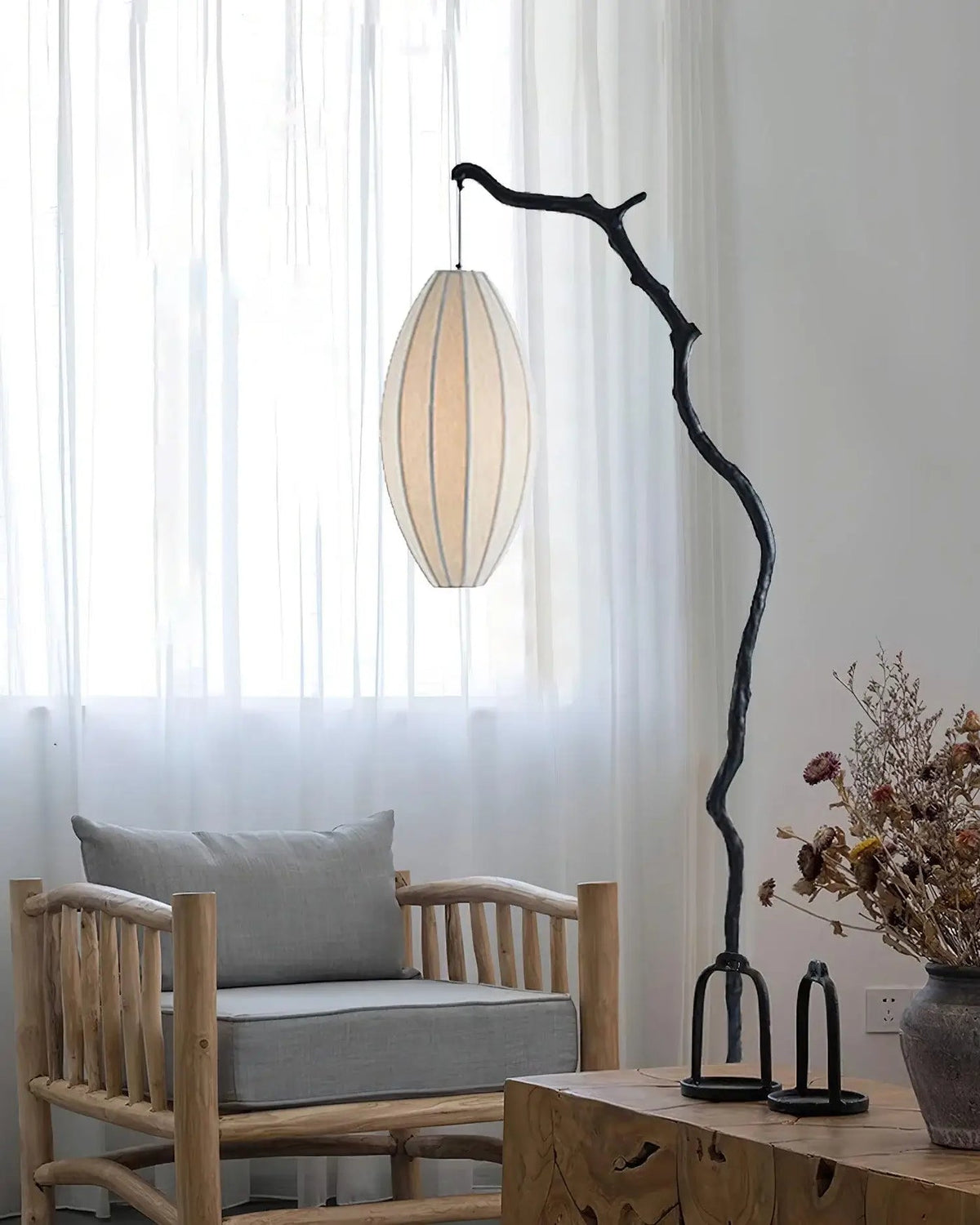 Tree Lantern Sculpture Floor Lamp - view 5