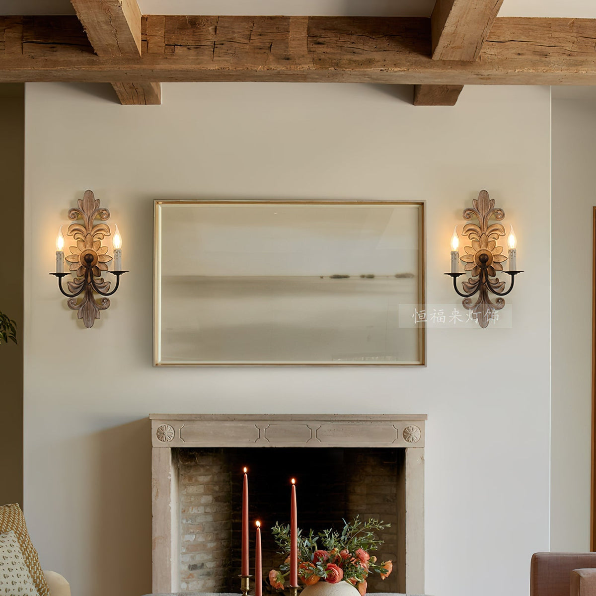 Trianon Glit Sconce - view 2