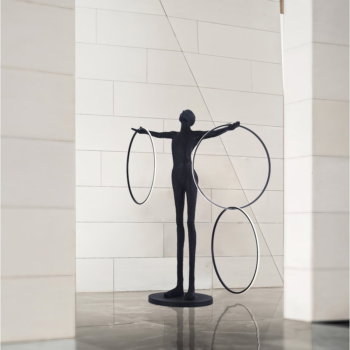 Trinity Life Sculpture Floor Lamp - view 9