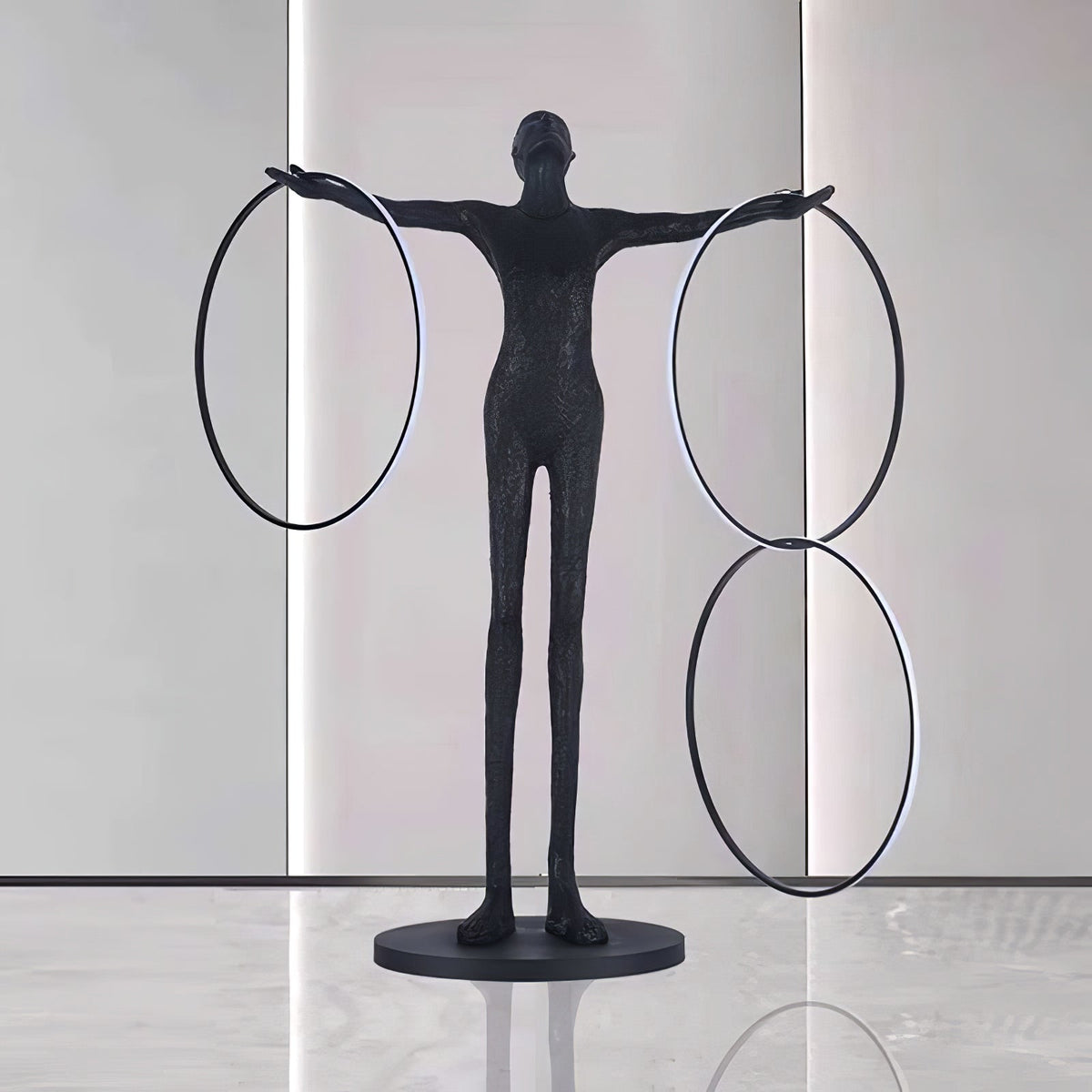 Trinity Life Sculpture Floor Lamp - view 10