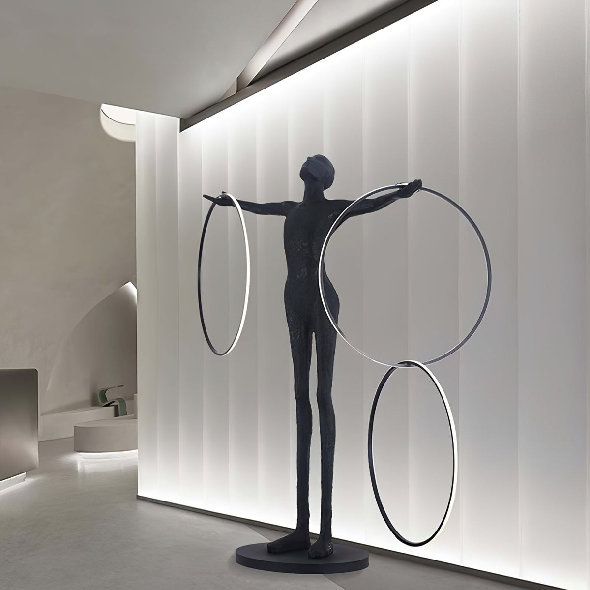 Trinity Life Sculpture Floor Lamp - view 8