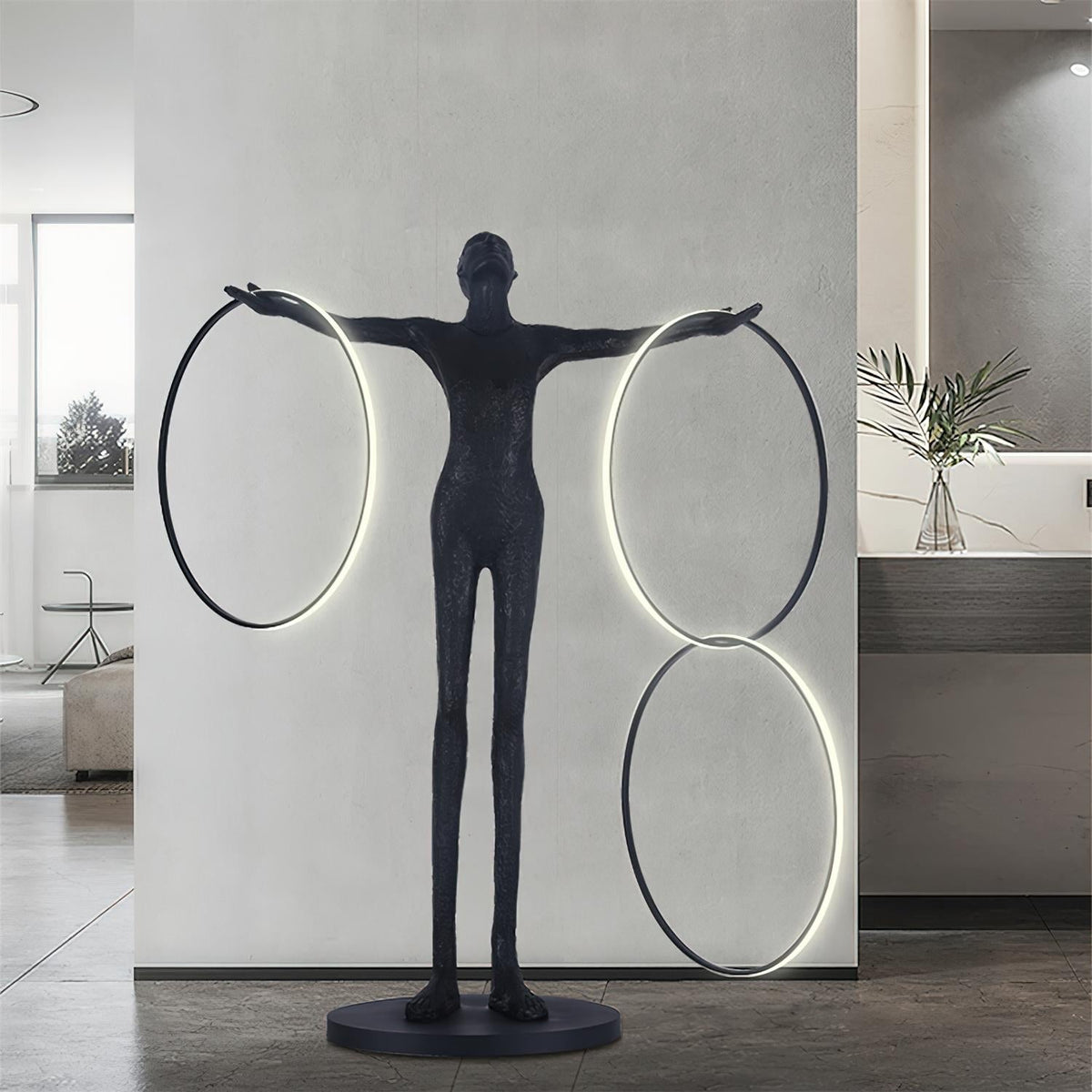 Trinity Life Sculpture Floor Lamp - view 2